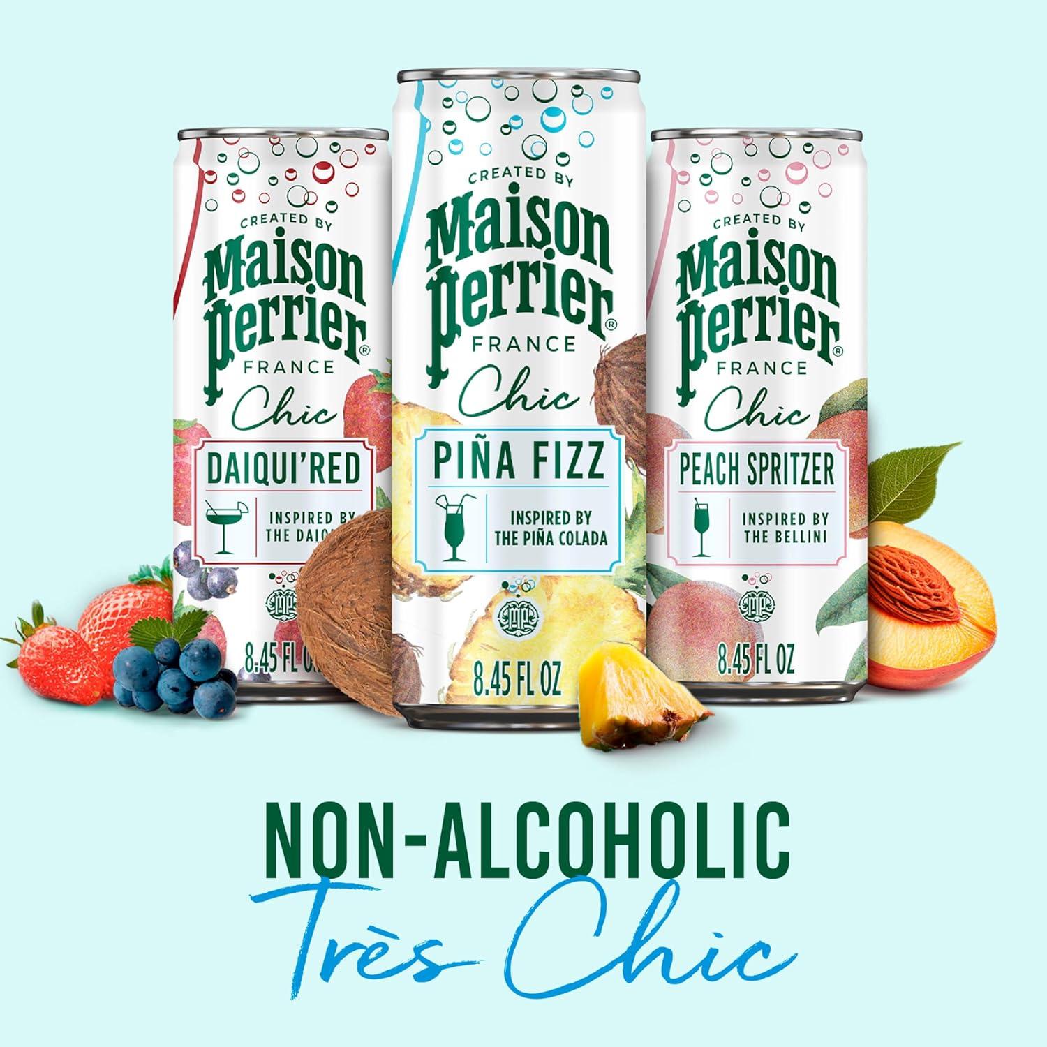 image:imageMaison Perrier Chic Citrus Fizz Lemon Flavored Sparkling Beverage Low Calorie Mocktail 24PackPina Fizz