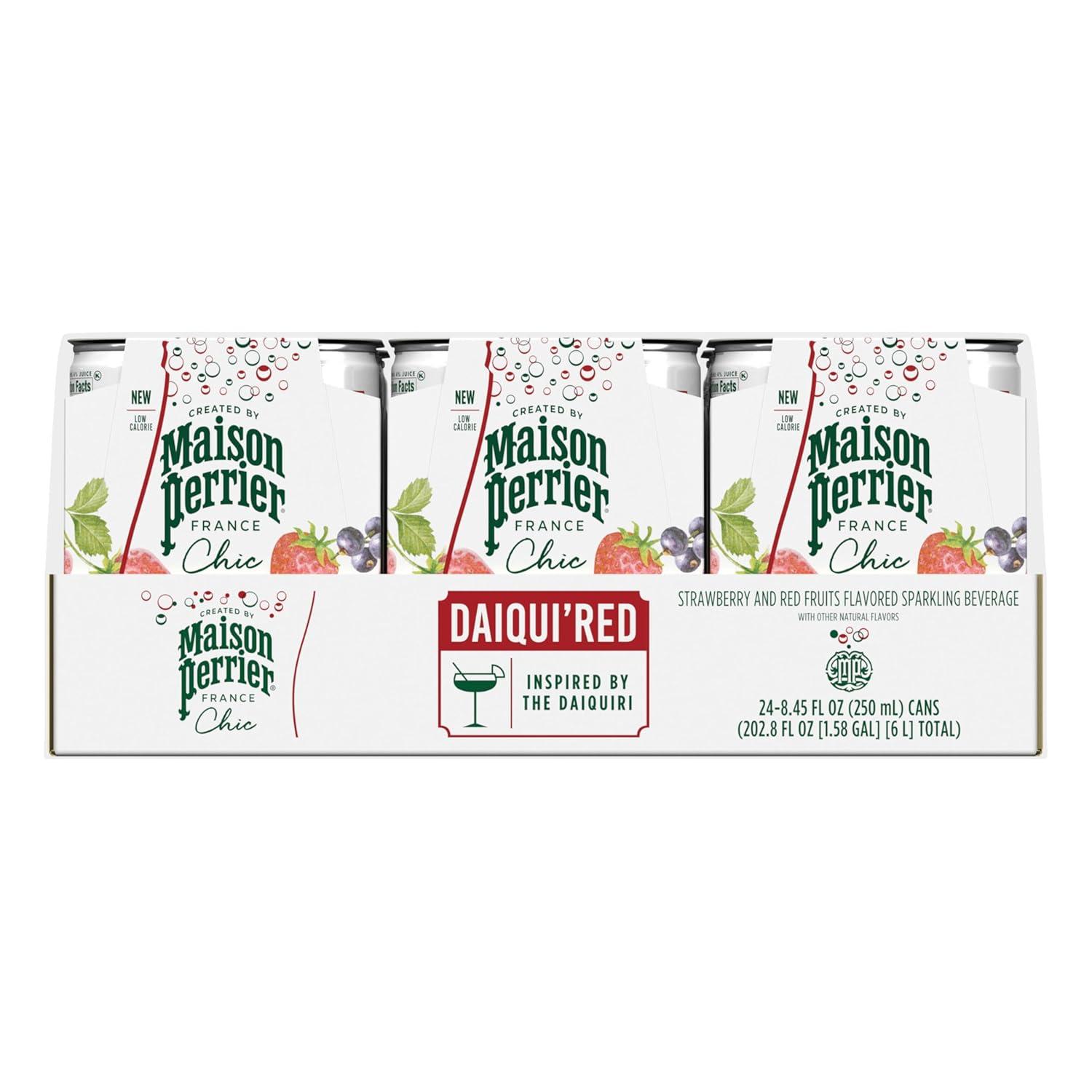 image:imageMaison Perrier Chic Pina Fizz Pineapple and Coconut Flavored Sparkling Beverage Low Calorie Mocktail 24PackDaiquiRed