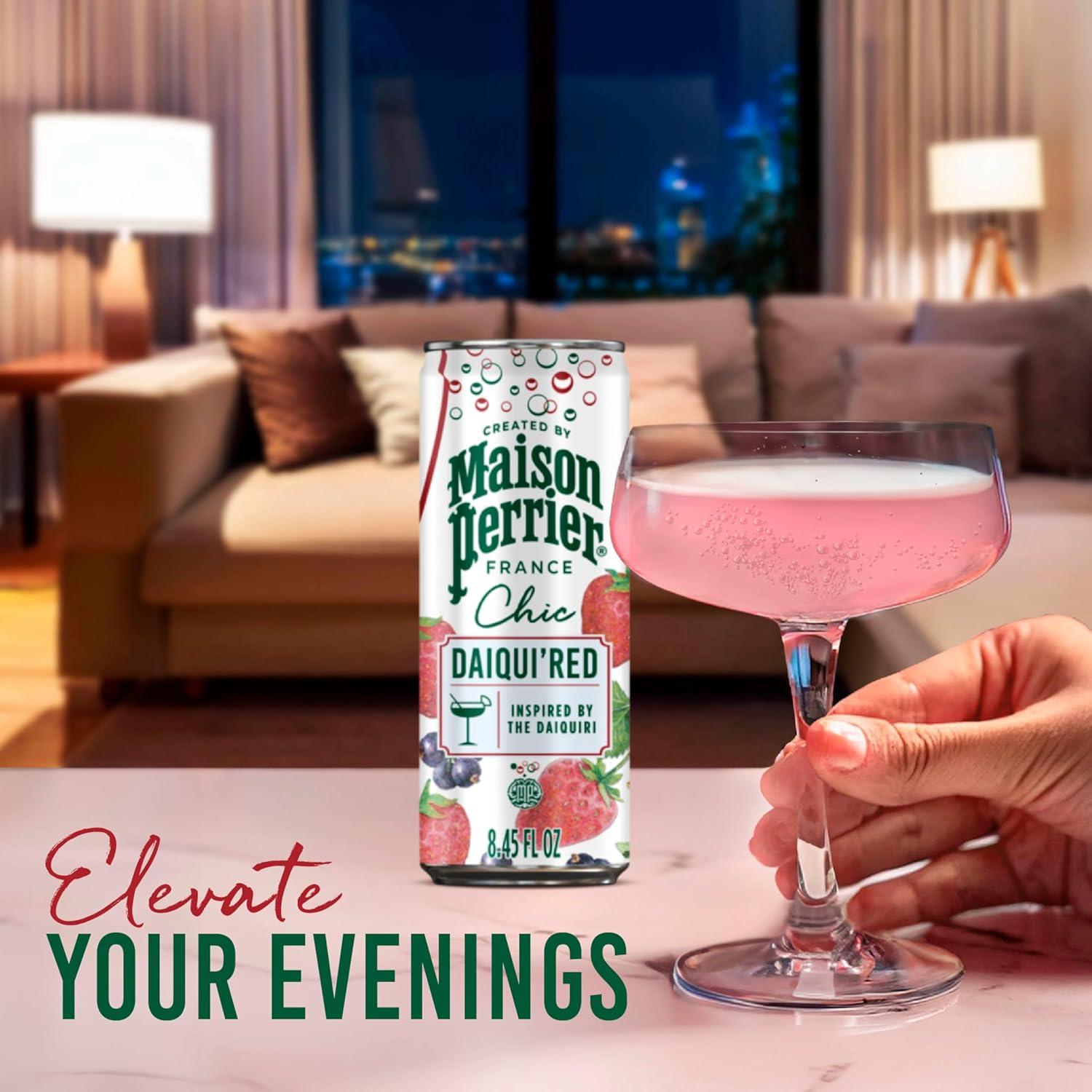 image:imageMaison Perrier Chic Pina Fizz Pineapple and Coconut Flavored Sparkling Beverage Low Calorie Mocktail 24PackDaiquiRed