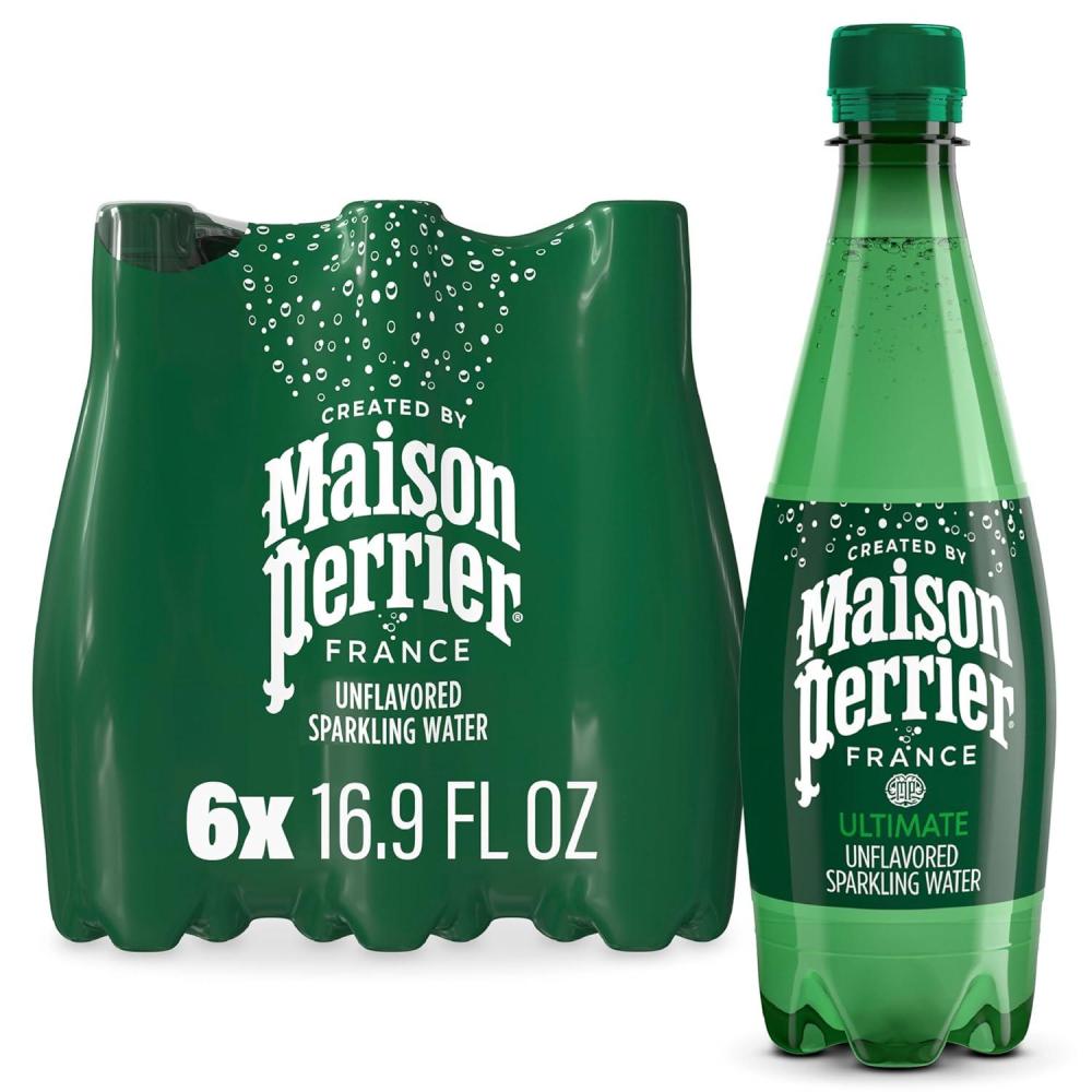 image:imageMaison Perrier Ultimate Sparkling Water 169 Fl Oz Plastic Water Bottles 6 Count 101406 fl ozSparkling