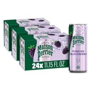 Maison Perrier Build Your Own Variety Pack, Sparkling Water, 11.15 Fl Oz Cans, 16-Pack(Blackberry)