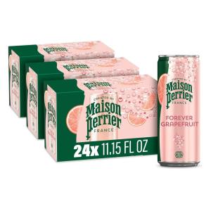Maison Perrier Build Your Own Variety Pack, Sparkling Water, 11.15 Fl Oz Cans, 16-Pack(Grapefruit)