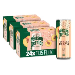 Maison Perrier Build Your Own Variety Pack, Sparkling Water, 11.15 Fl Oz Cans, 16-Pack(Peach)