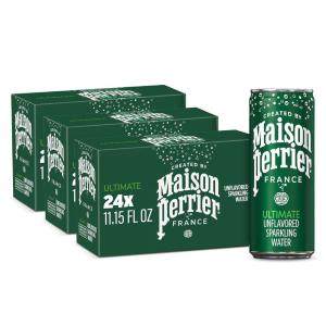 Maison Perrier Build Your Own Variety Pack, Sparkling Water, 11.15 Fl Oz Cans, 16-Pack(Sparkling Water)
