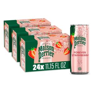 Maison Perrier Build Your Own Variety Pack, Sparkling Water, 11.15 Fl Oz Cans, 16-Pack(Strawberry)