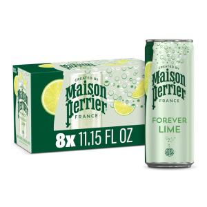 Maison Perrier Ultimate Sparkling Water, 11.15 Fl Oz Cans, 8 Count 89.2 fl oz(Lime)
