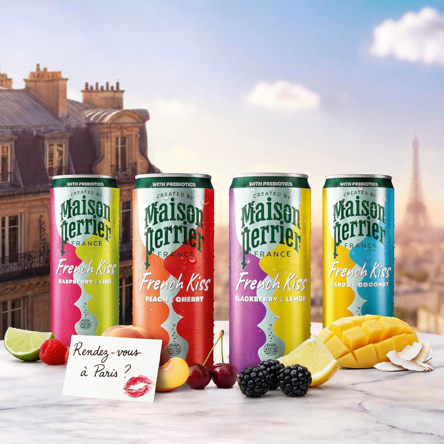 image:imageMaison Perrier French Kiss Sparkling Juice Beverage Mango amp Coconut Flavors With Real Fruit Juices 6Pk 669 fl oz